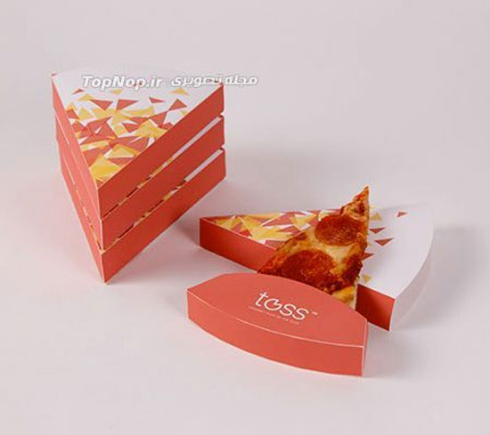 جعبه ای جالب و خلاقانه برای پیتزا +عکس
