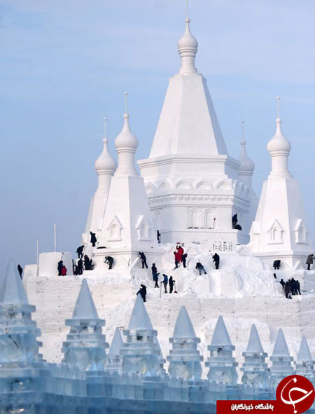عظیم الجثه ترین قصر یخی جهان +عکس