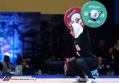 ثبت اولین مدال تاریخ وزنه‌برداری بانوان ایران
