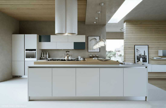 20 مدل آشپزخانه سفید و تَر و تمیز