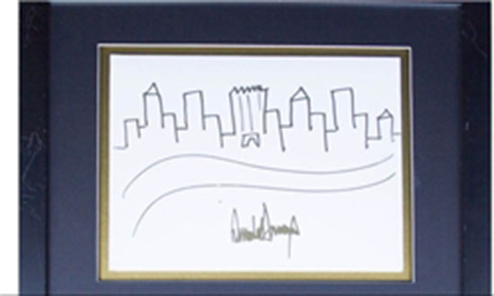 نقاشی ترامپ، 29 هزار دلار به فروش رسید