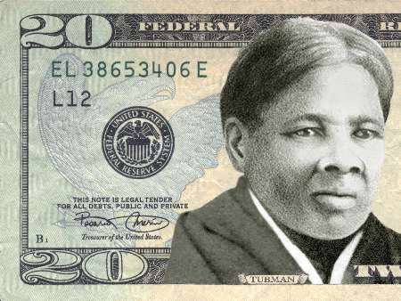 تصویر زن سیاهپوست روی دلار آمریكا