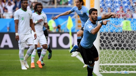 صعود اروگوئه با شکست عربستان