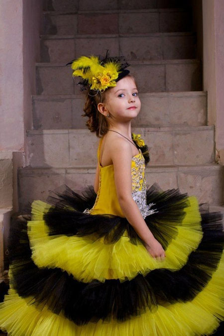 آنجیلینا، مانکن کودک زیبای روس +عکس