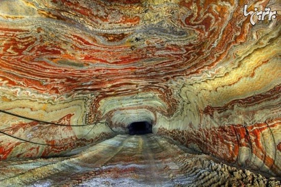 غار نمکی عجیب و توهم آور! +عکس