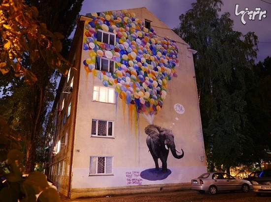 روح هنرهای خیابانی در اوکراین