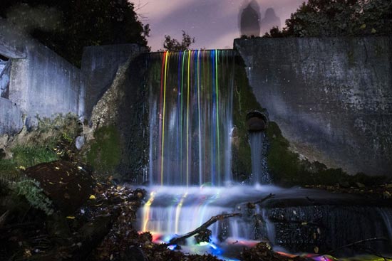 آبشارهای رنگین کمانی شمال کالیفرنیا