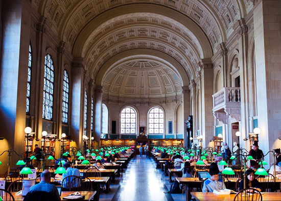 15 کتابخانه حیرت‌انگیز در آمریکا