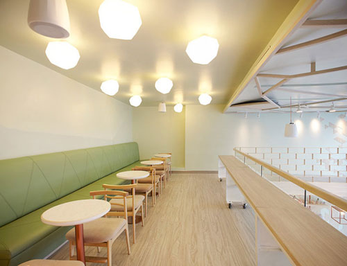طراحی متفاوت فضای یک کافه +عکس