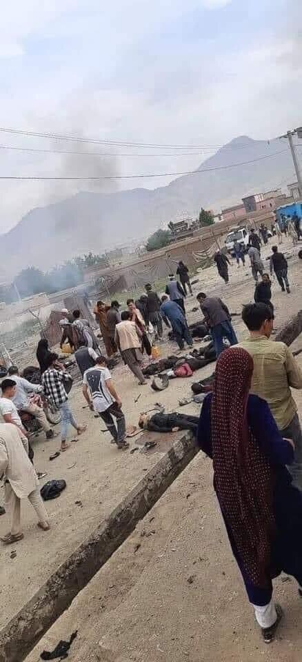 قاب‌هایی تکان‌دهنده از انفجارهای مرگبار در کابل