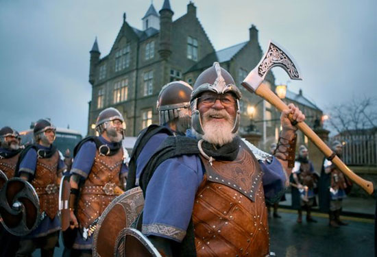 جشنواره سالانه وایکینگ‌ها در اسکاتلند