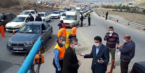کنترل تردد در ۹ خروجی اصلی استان تهران