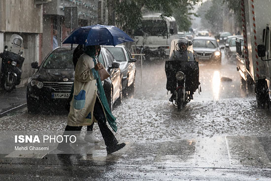 بارندگی شدید در تهران