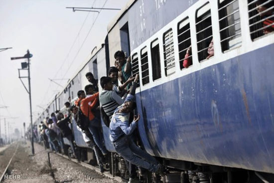 عکس: حمل و نقل ریلی در هند
