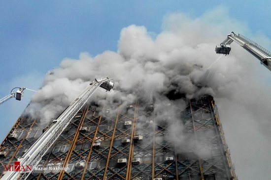آتش سوزی در ساختمان پلاسکو