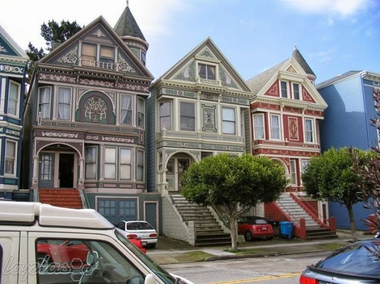 خانه های دیدنی و رنگارنگ سانفرانسیسکو!