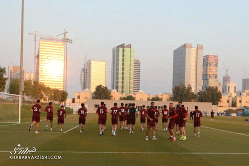 اولین تمرین پرسپولیس در قطر