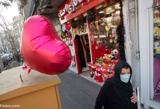 تصاویری از خرید به مناسب ولنتاین در تهران