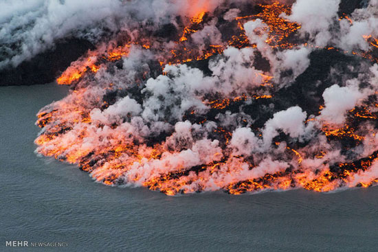 عکس: فعالیت های آتشفشانی سال 2014