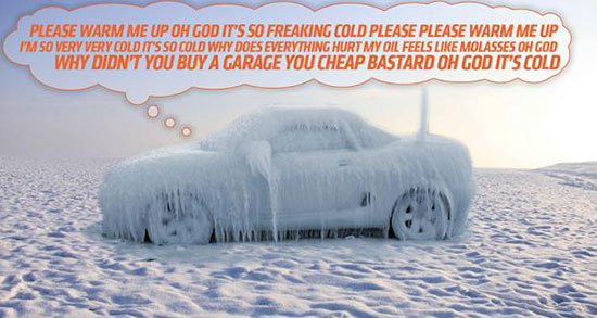 دلیل گرم کردن خودرو در زمان سرد بودن هوا