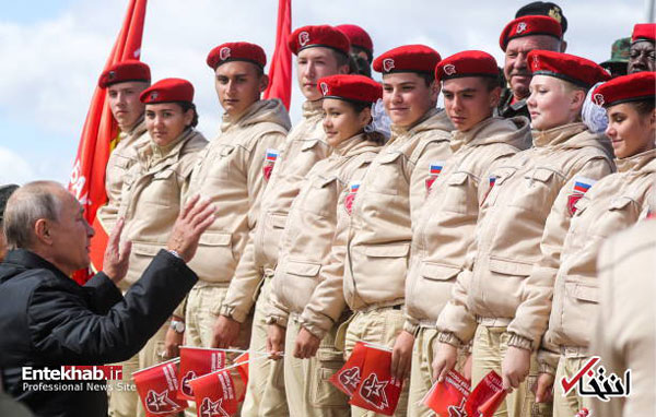 پوتین نظاره‌گر بزرگترین رزمایش ارتش روسیه