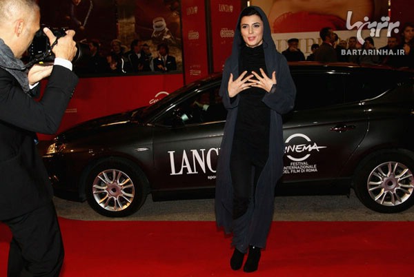 تصاویری از لیلا حاتمی در جشنواره فیلم رم