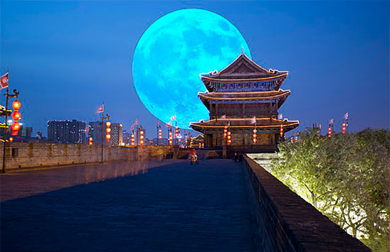 ماه مصنوعی چینی، خیابان‌ها را مهتابی می‌کند!
