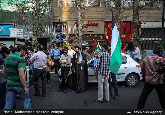 عکس: جشن پیروزی غزه در تهران