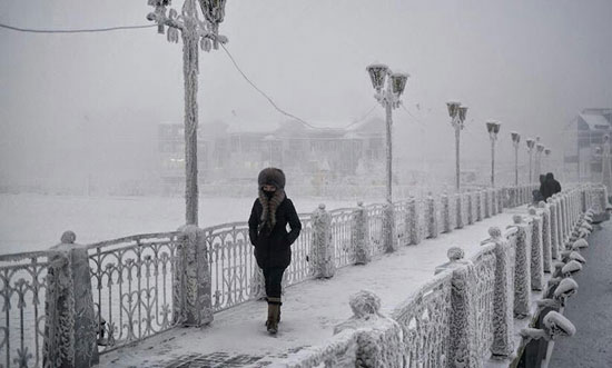 زندگی در سردترین شهر جهان +عکس