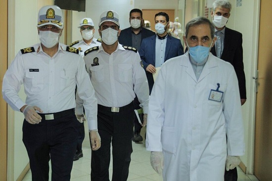 سلام نظامی رئیس راهور تهران برای پزشکان