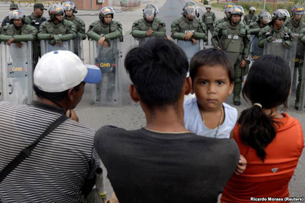 درگیری‌های خونین در شهر‌های مرزی ونزوئلا