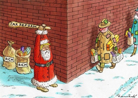 کاریکاتور: زورگیری به سبک بابانوئل!