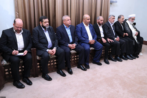 دیدار نایب رئیس حماس با رهبر انقلاب
