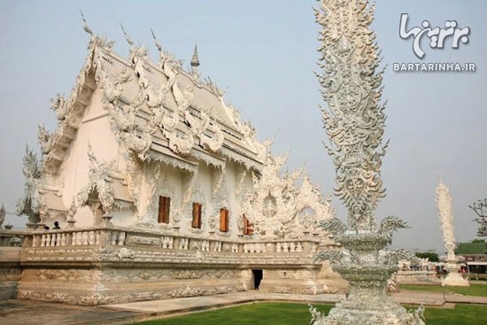 شگفتی های معبد سفید تایلند +عکس