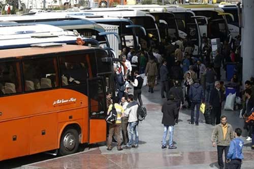 افزایش خرید بلیت اتوبوس در پی تعطیلی تهران