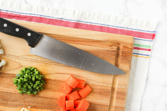 مهارت آشپزی؛ نحوه استفاده از چاقو