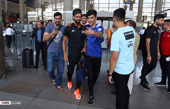 بازگشت کاروان تیم ملی فوتبال به تهران