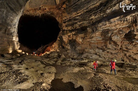 یک غار عظیم و باشکوه در چین +عکس