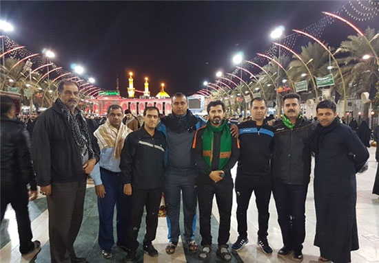 مربیان استقلال خوزستان به کربلا رفتند