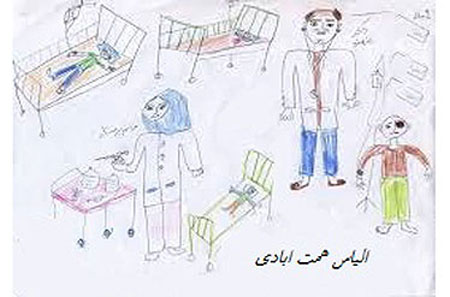 نقاشی کودکان ایرانی از مردم غزه +عکس