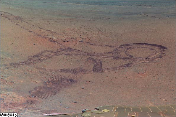 تصاویری با چشم انداز وسیع از مریخ