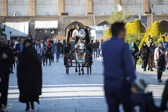 نقش جهان میزبان مسافران نوروزی