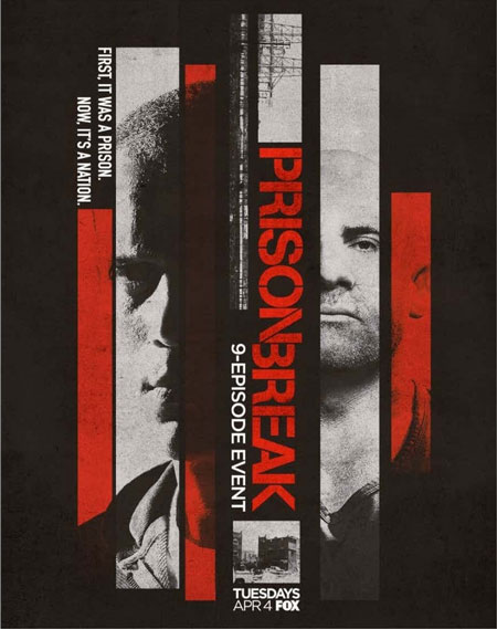 پوستر فصل جدید سریال Prison Break