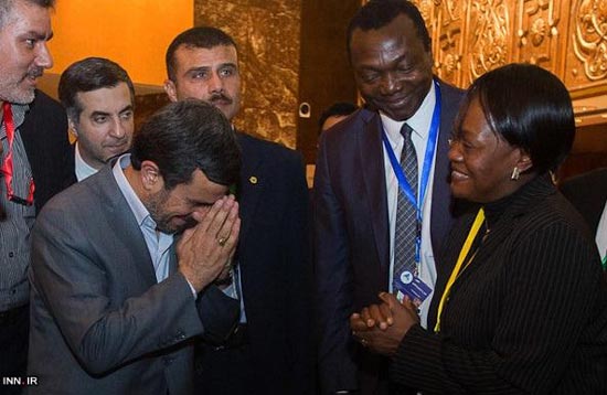 وقتی شگرد احمدی نژاد جواب نداد +عکس