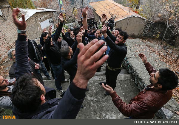 گزارش تصویری از عاشورا، در دربند تهران