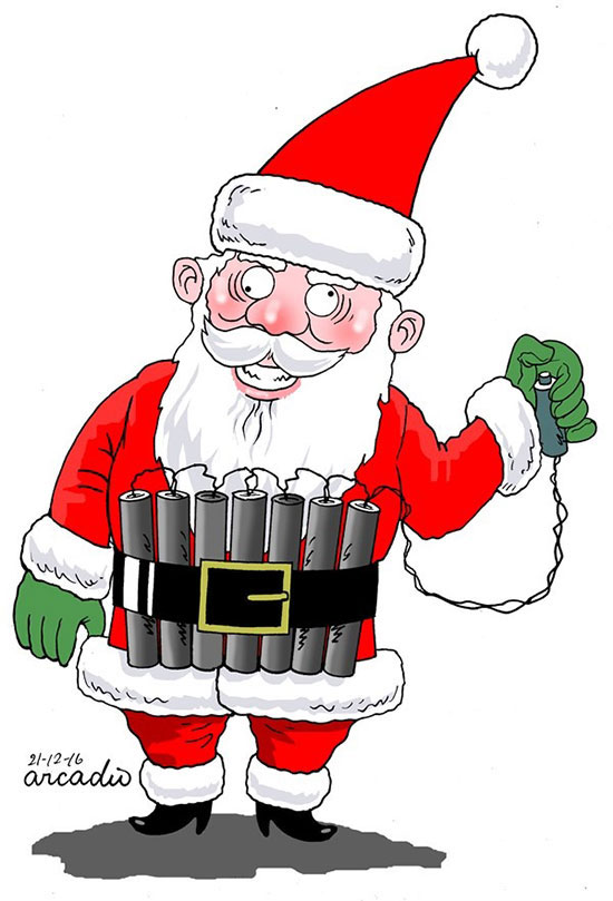 کاریکاتور: بابانوئل انتحاری!