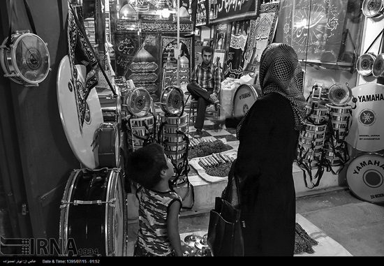 حال و هوای محرم در بازار کرمان