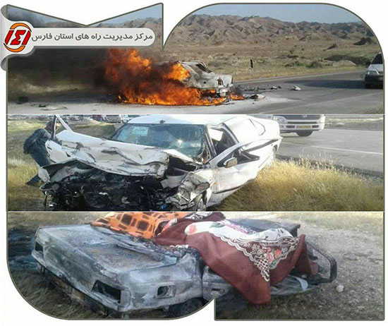 ۷کشته در پی تصادف مرگبار در استان فارس