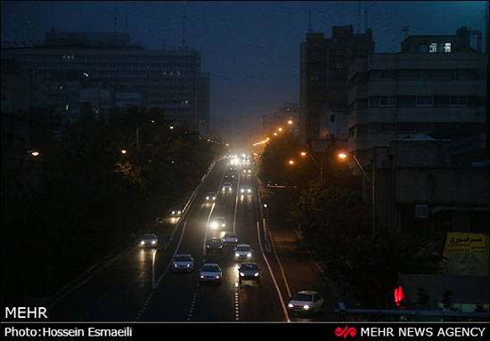 تصاویری از گرد و غبار در تهران