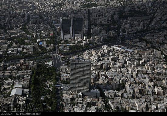 عکس: نمای هوایی از تهران و حومه